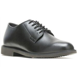 Capps Sentry Black Leather Oxford Uniform Shoes women’s size 8.5W Vibram soles